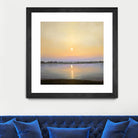 River Sunset by Matthew Hasty on GIANT ART - yellow landscape