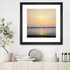 River Sunset by Matthew Hasty on GIANT ART - yellow landscape