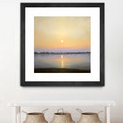 River Sunset by Matthew Hasty on GIANT ART - yellow landscape