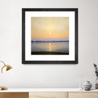 River Sunset by Matthew Hasty on GIANT ART - yellow landscape