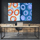 Pacific by Lee Crew on GIANT ART - orange abstract