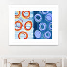 Pacific by Lee Crew on GIANT ART - orange abstract