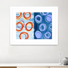 Pacific by Lee Crew on GIANT ART - orange abstract