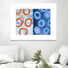 Pacific by Lee Crew on GIANT ART - orange abstract
