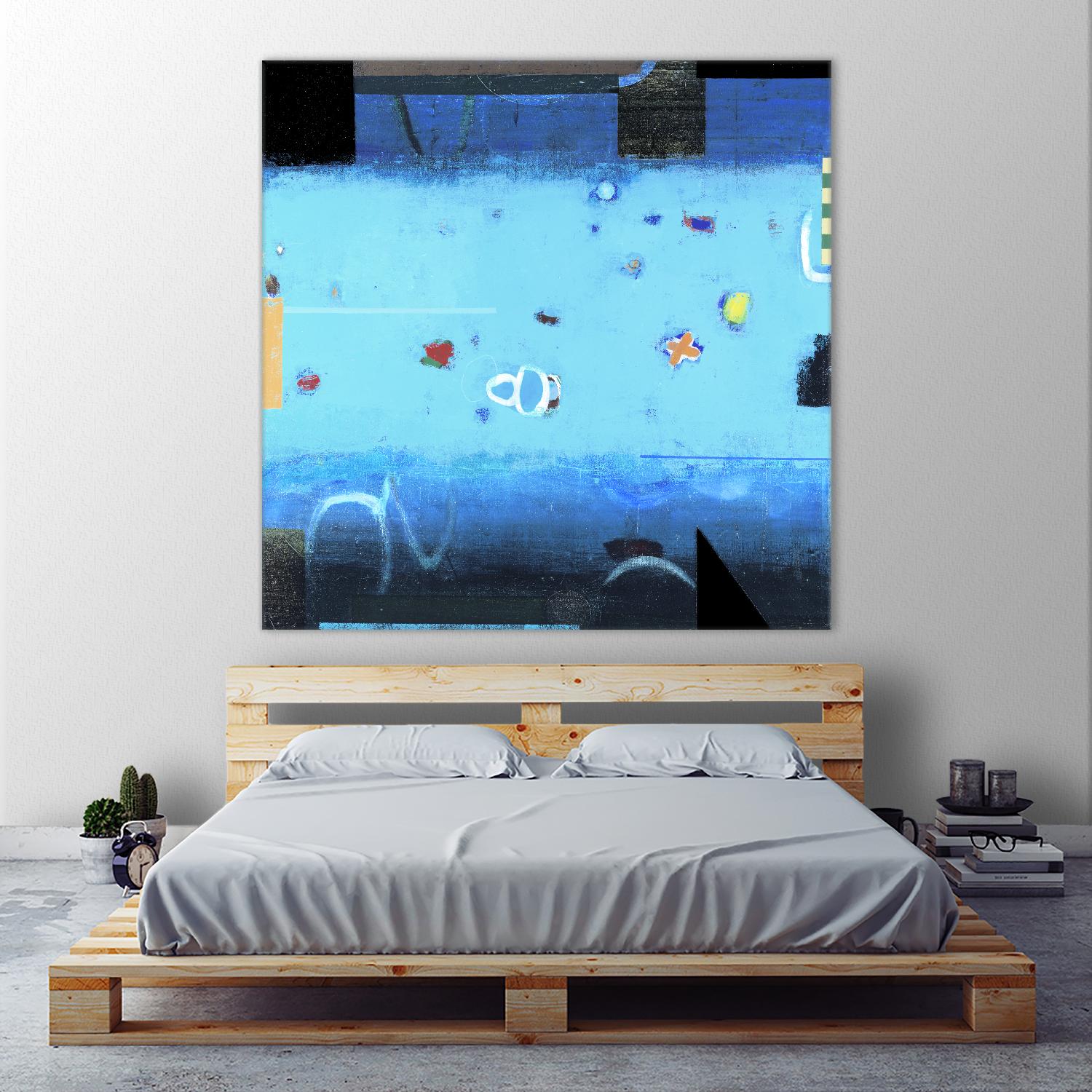 Reflector 1 by David Dauncey on GIANT ART - black abstract