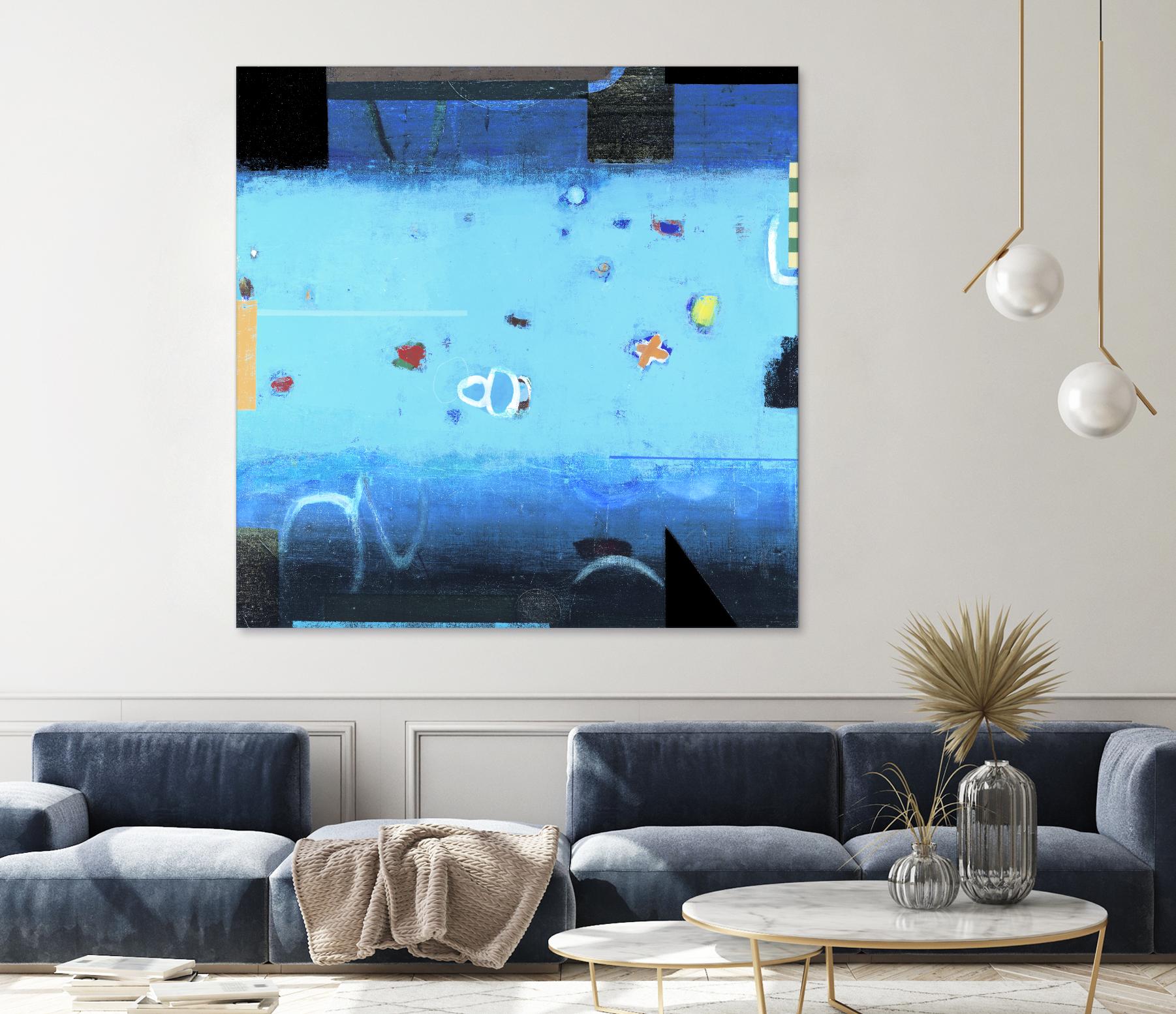 Reflector 1 by David Dauncey on GIANT ART - black abstract