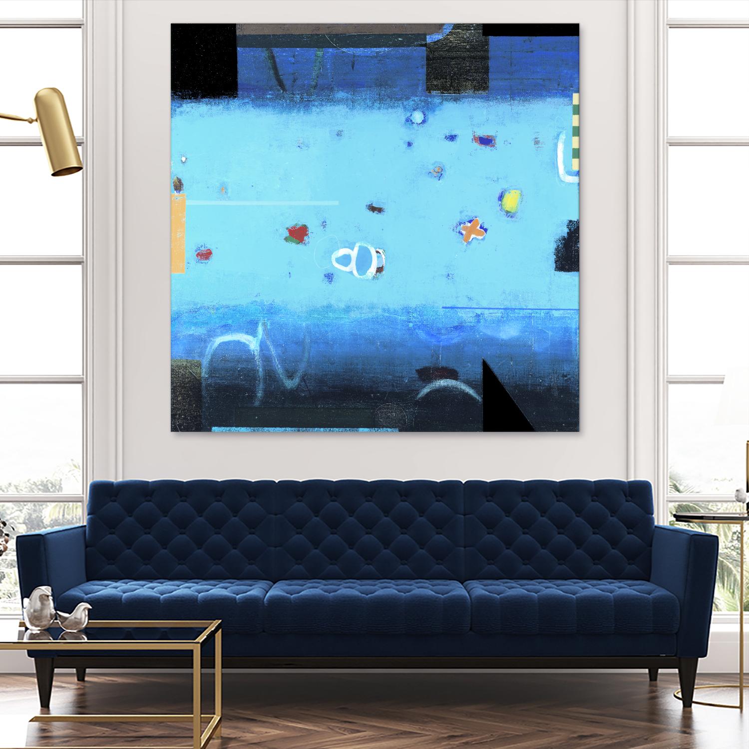 Reflector 1 by David Dauncey on GIANT ART - black abstract