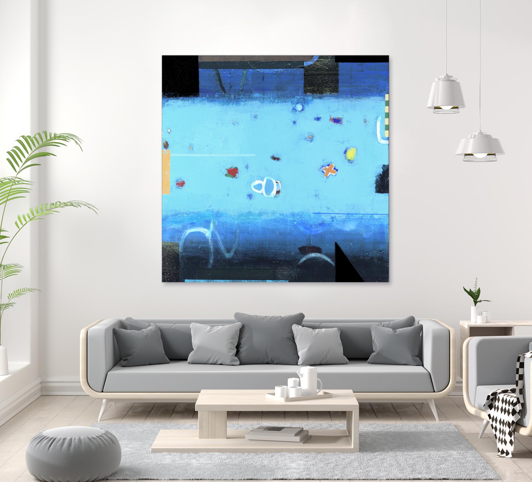 Reflector 1 by David Dauncey on GIANT ART - black abstract