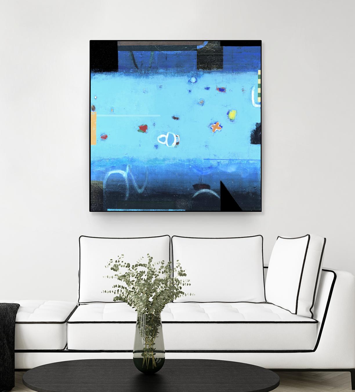 Reflector 1 by David Dauncey on GIANT ART - black abstract