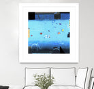 Reflector 1 by David Dauncey on GIANT ART - black abstract