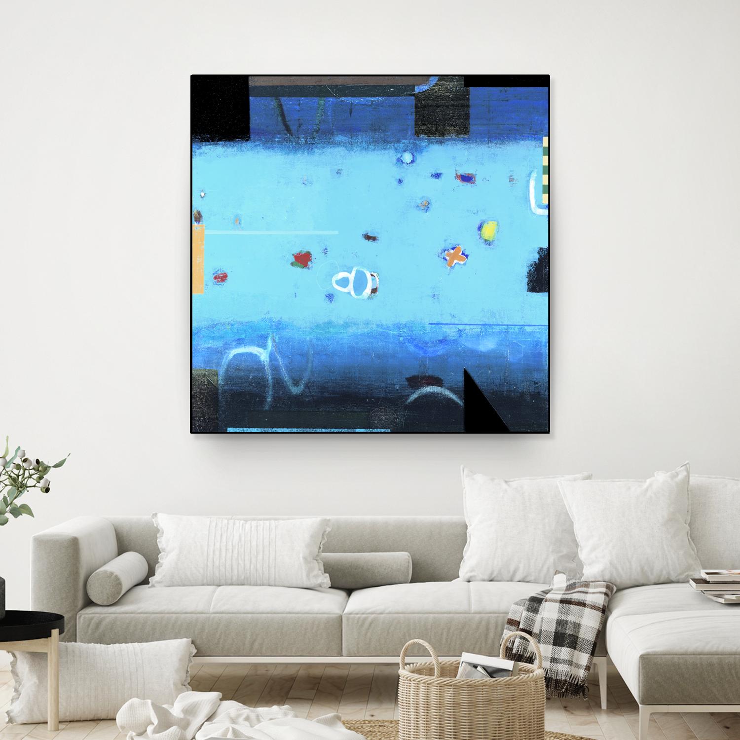 Reflector 1 by David Dauncey on GIANT ART - black abstract