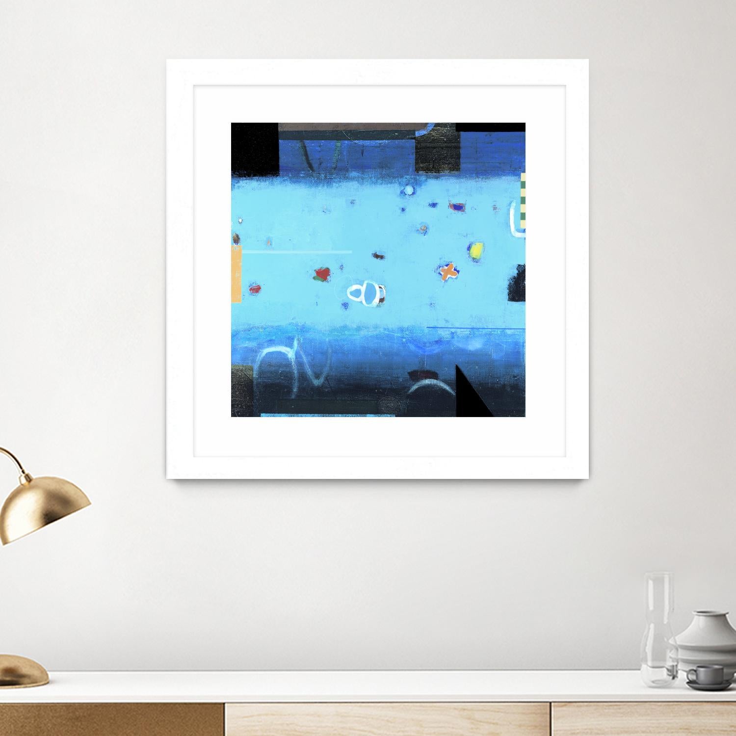 Reflector 1 by David Dauncey on GIANT ART - black abstract