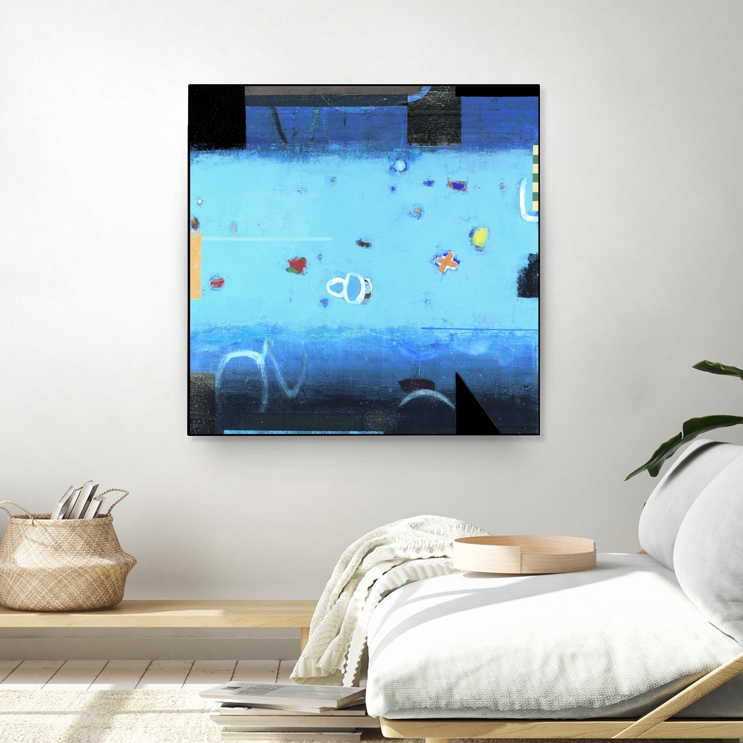 Reflector 1 by David Dauncey on GIANT ART - black abstract