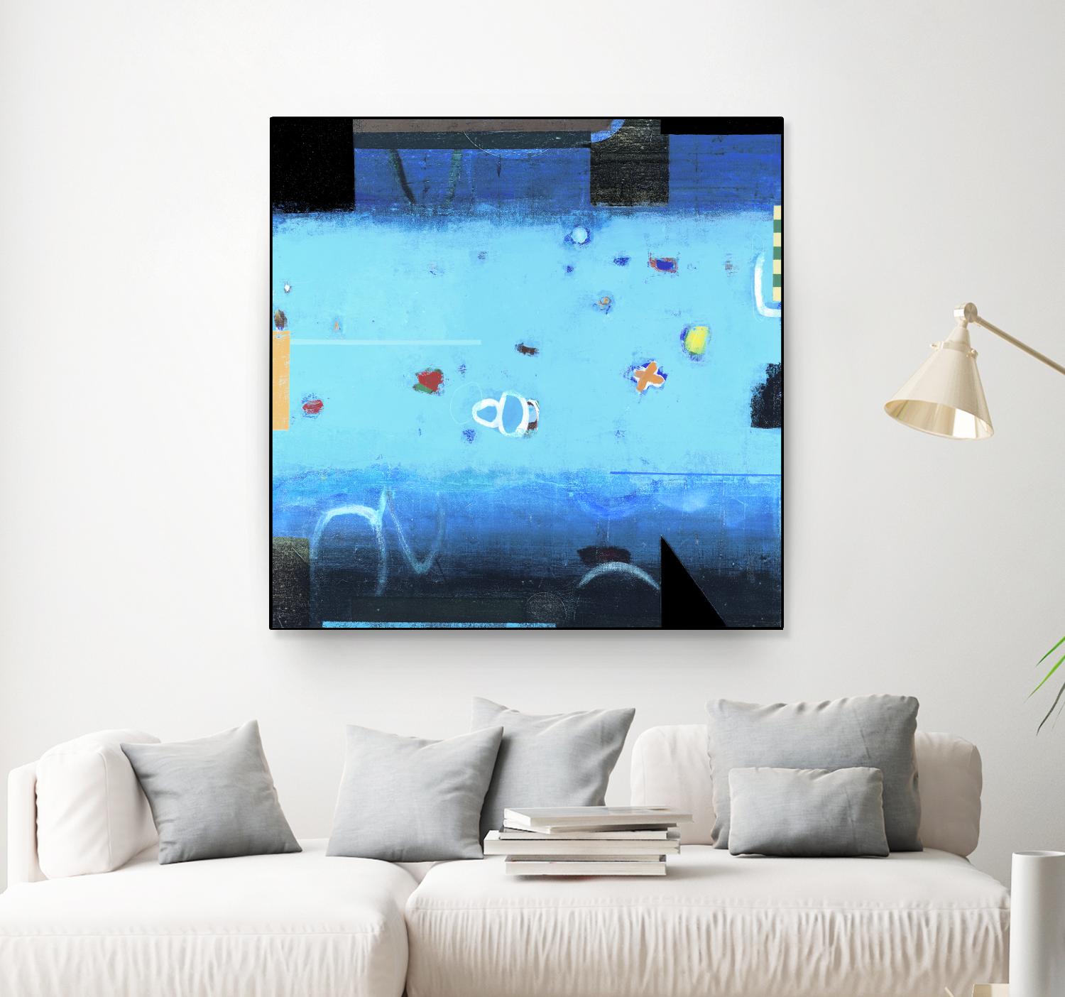 Reflector 1 by David Dauncey on GIANT ART - black abstract