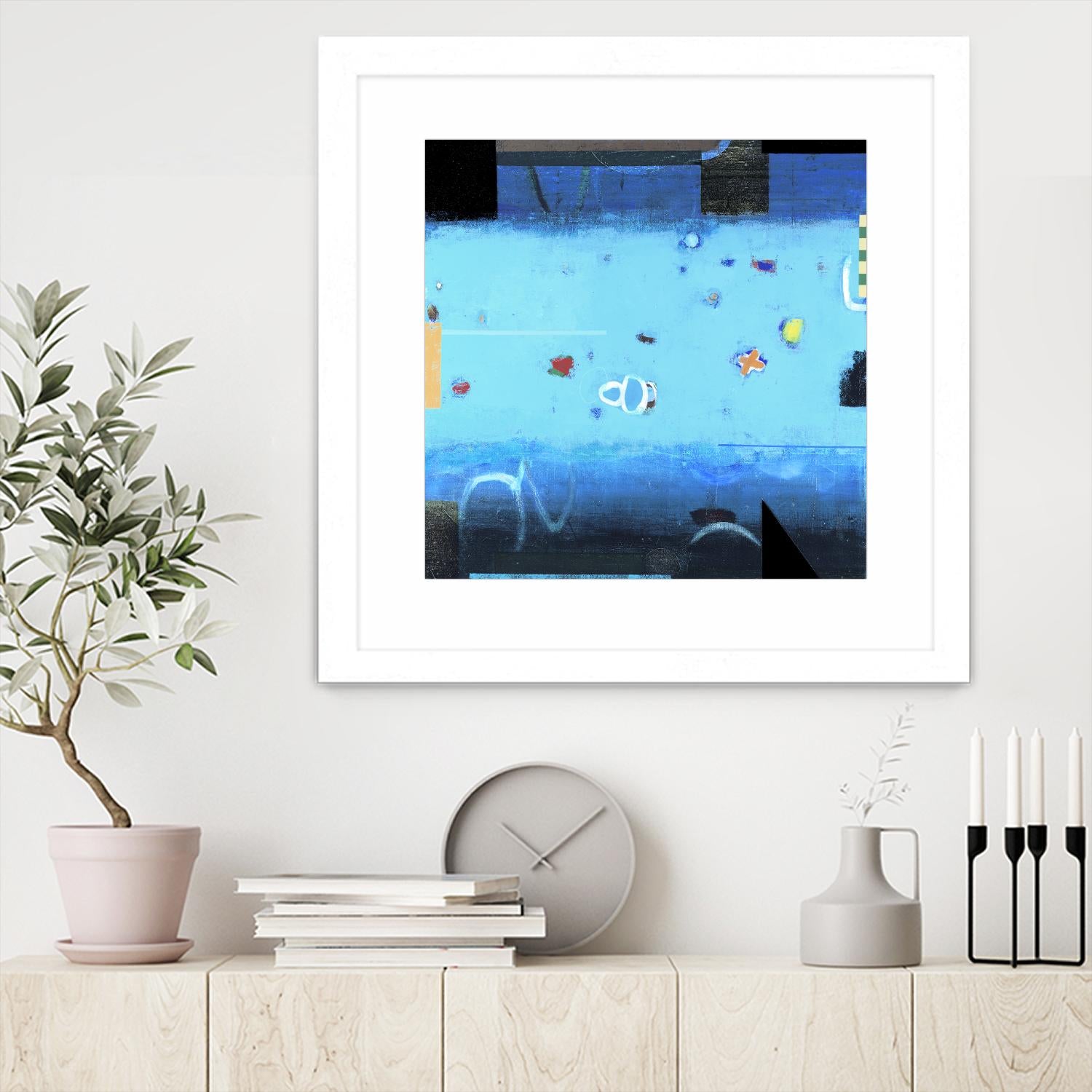 Reflector 1 by David Dauncey on GIANT ART - black abstract