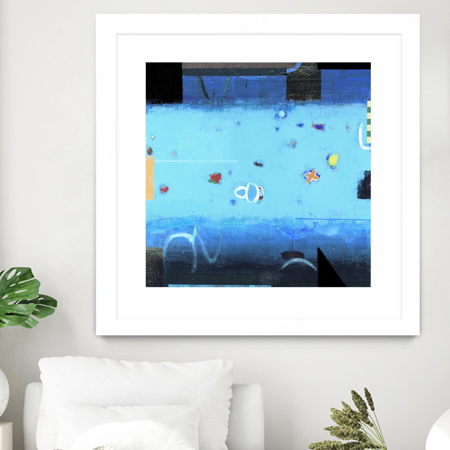 Reflector 1 by David Dauncey on GIANT ART - black abstract