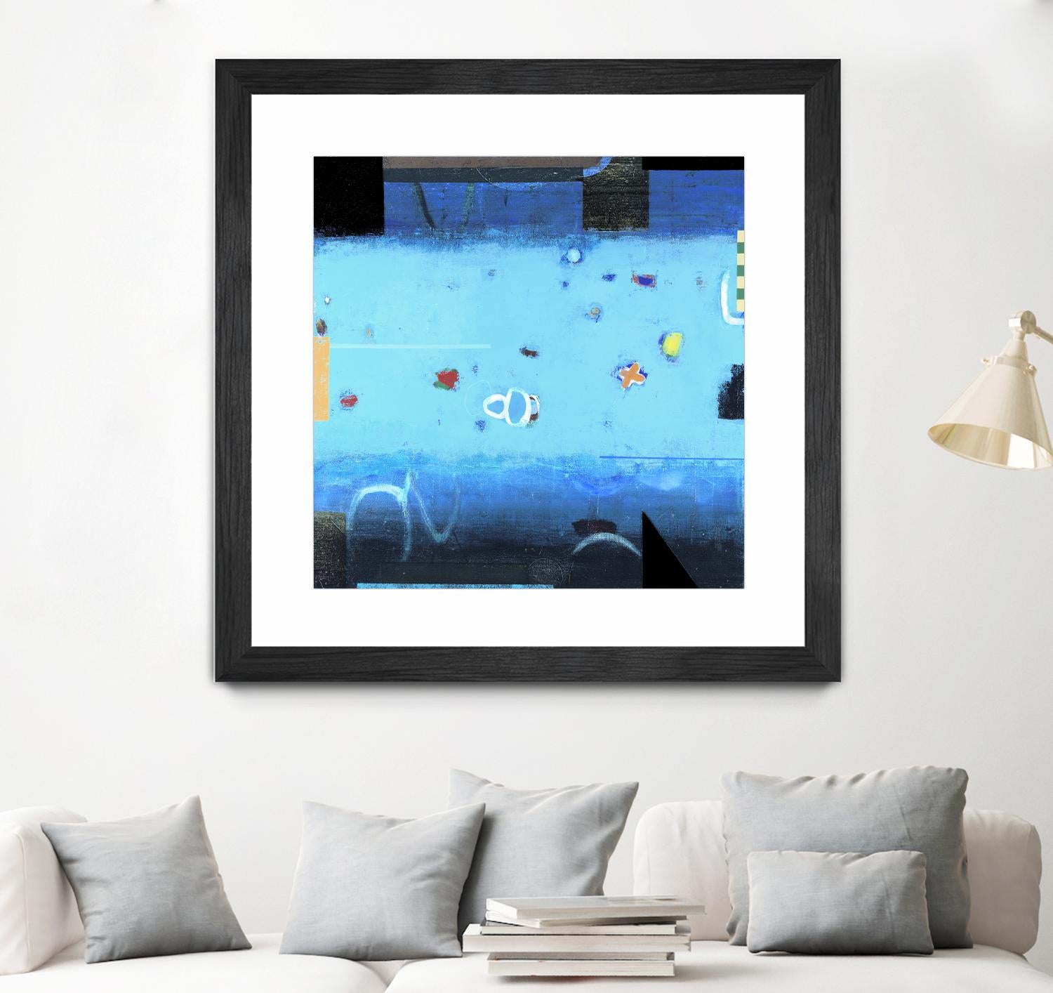 Reflector 1 by David Dauncey on GIANT ART - black abstract