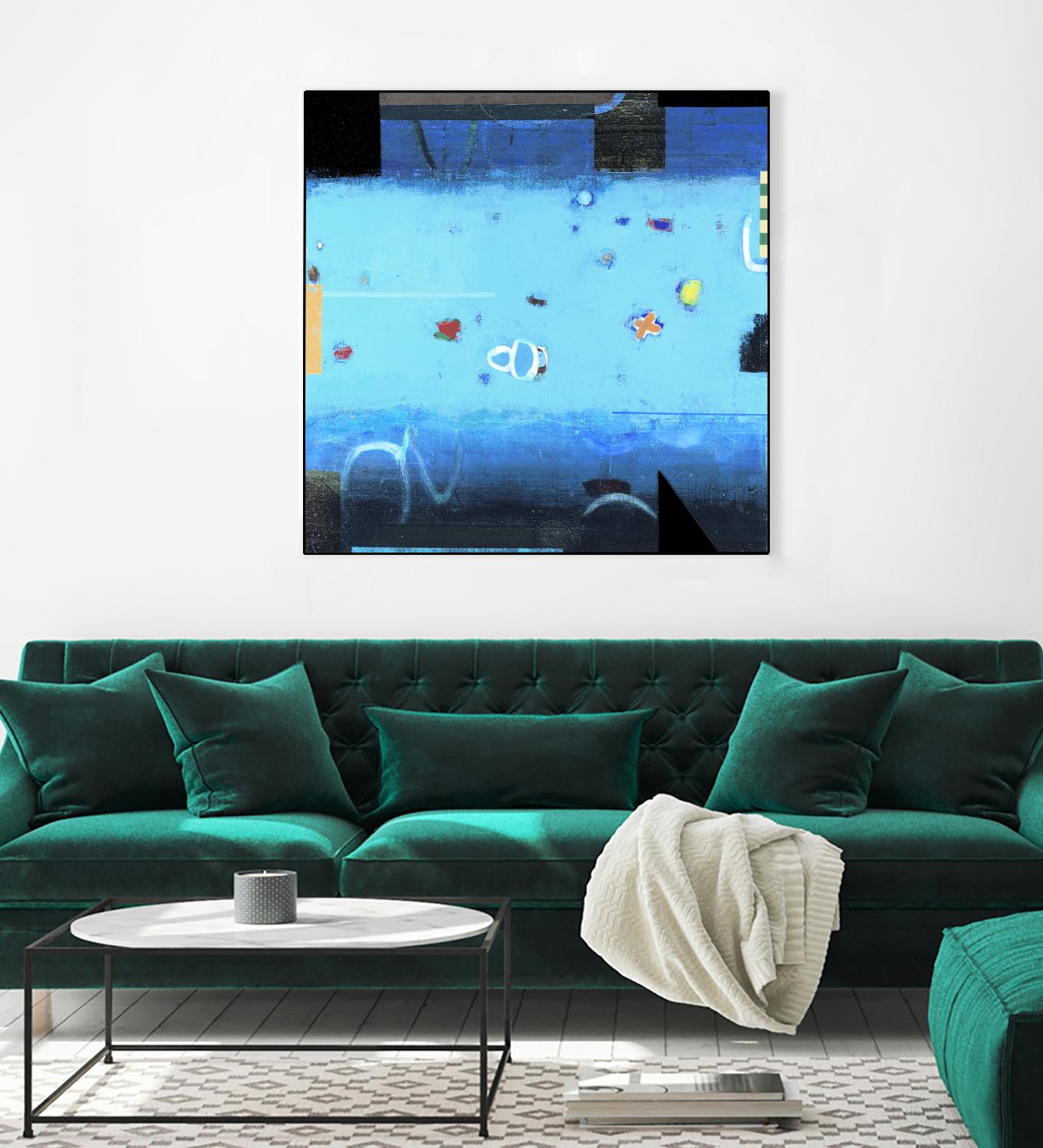 Reflector 1 by David Dauncey on GIANT ART - black abstract