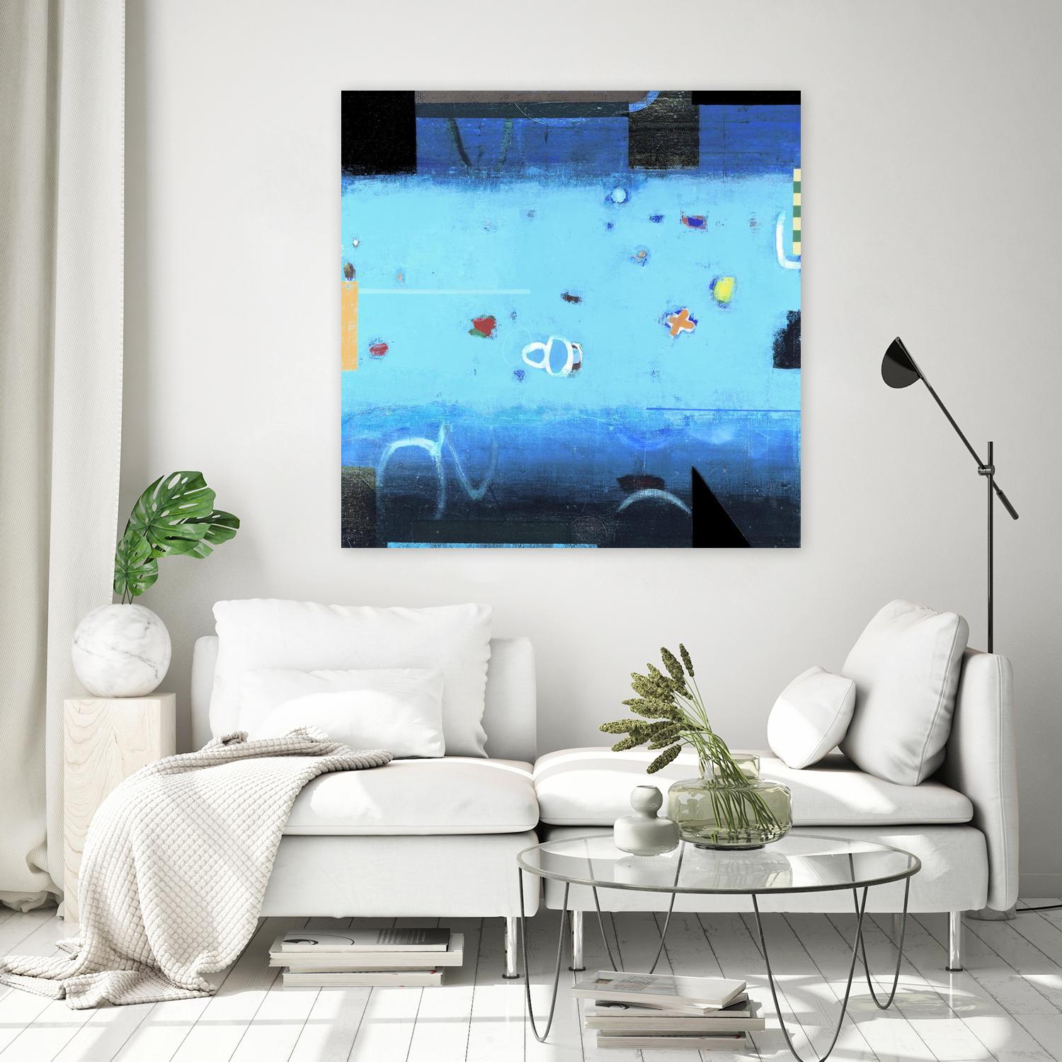 Reflector 1 by David Dauncey on GIANT ART - black abstract