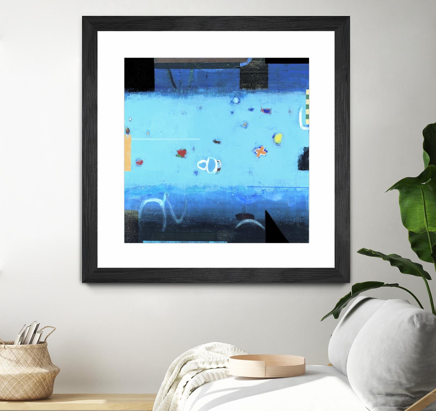 Reflector 1 by David Dauncey on GIANT ART - black abstract