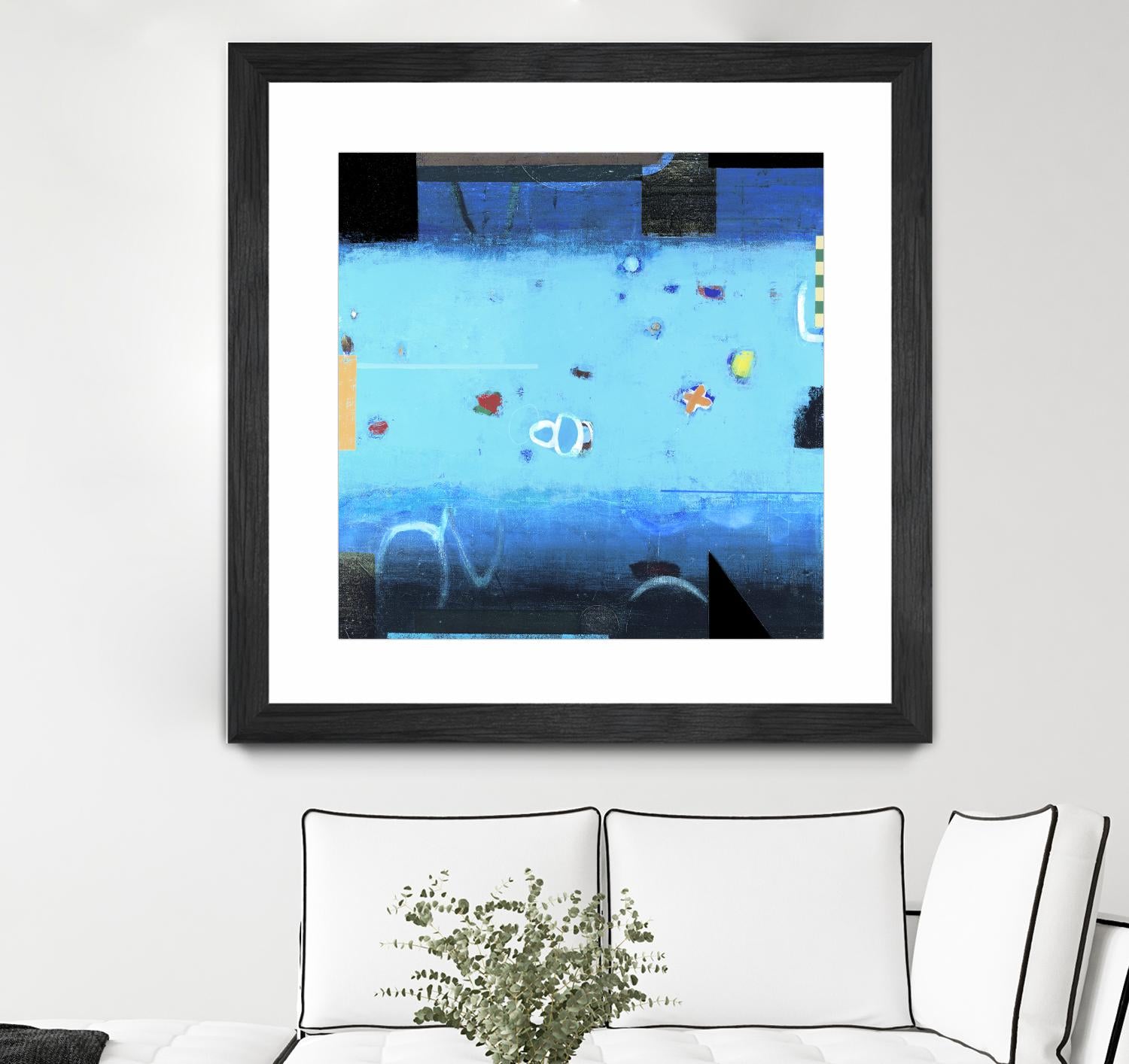 Reflector 1 by David Dauncey on GIANT ART - black abstract