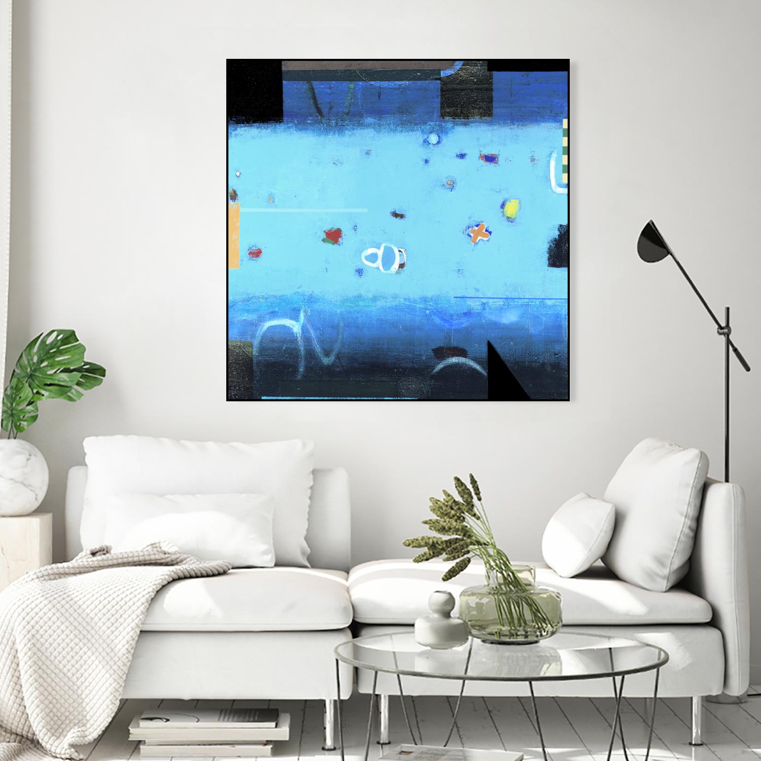 Reflector 1 by David Dauncey on GIANT ART - black abstract