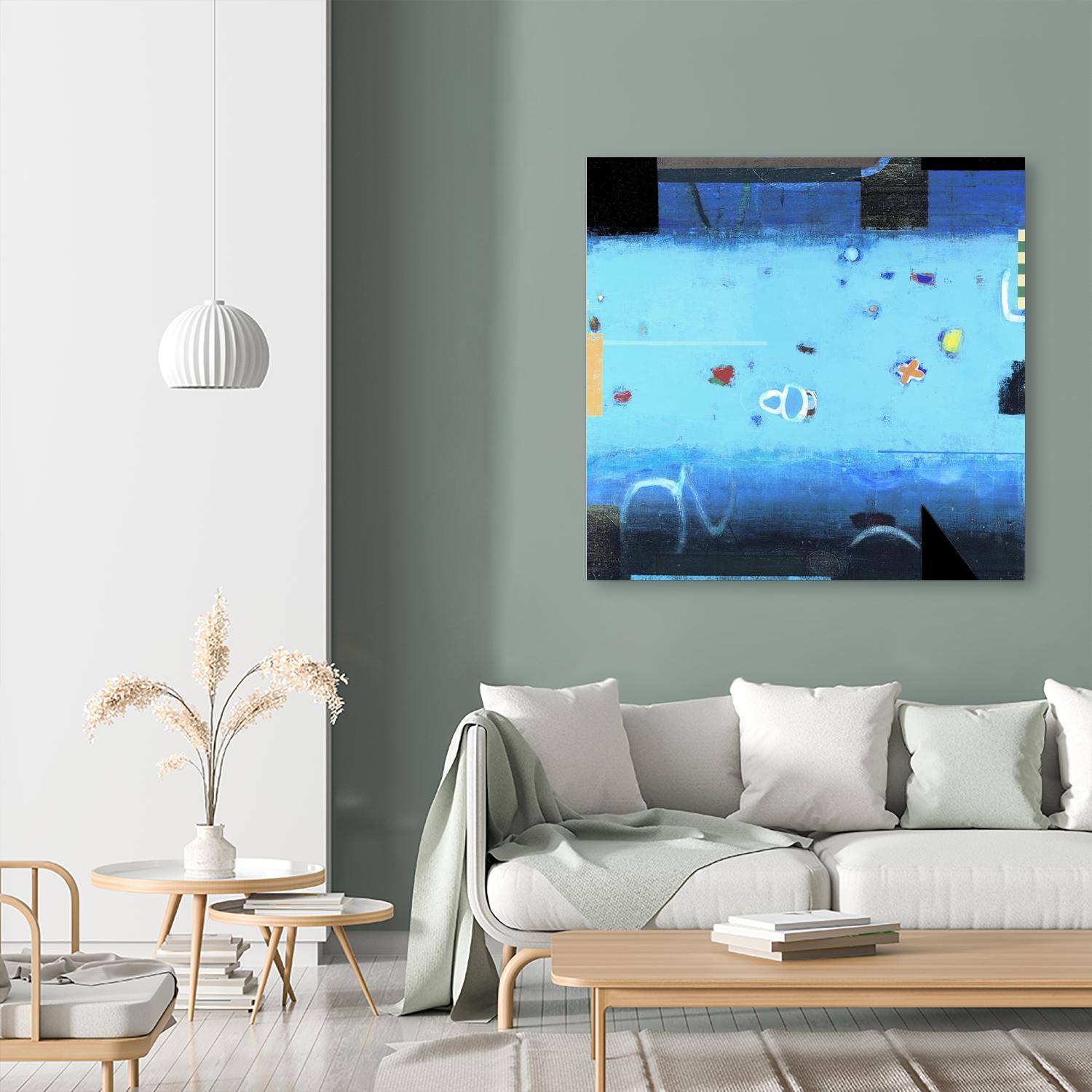 Reflector 1 by David Dauncey on GIANT ART - black abstract