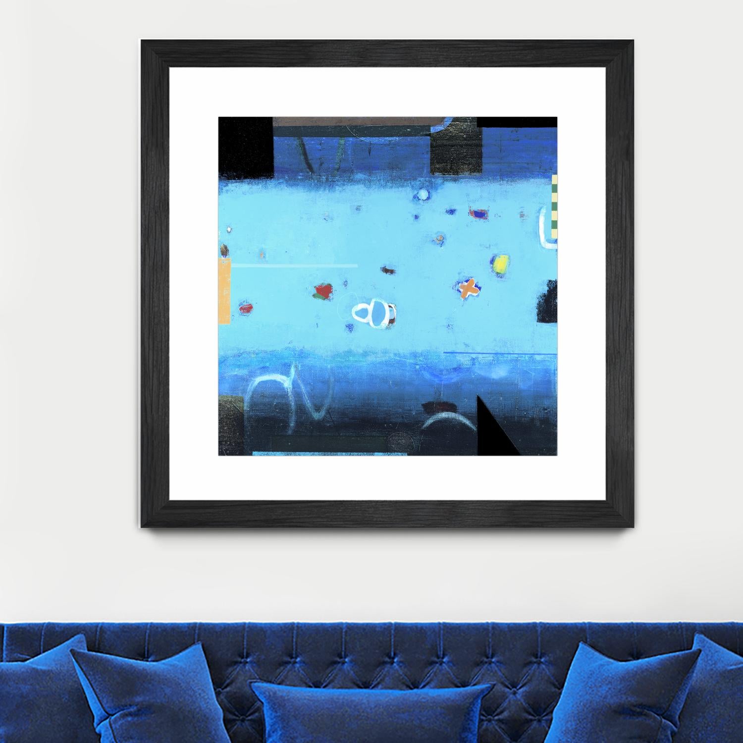 Reflector 1 by David Dauncey on GIANT ART - black abstract