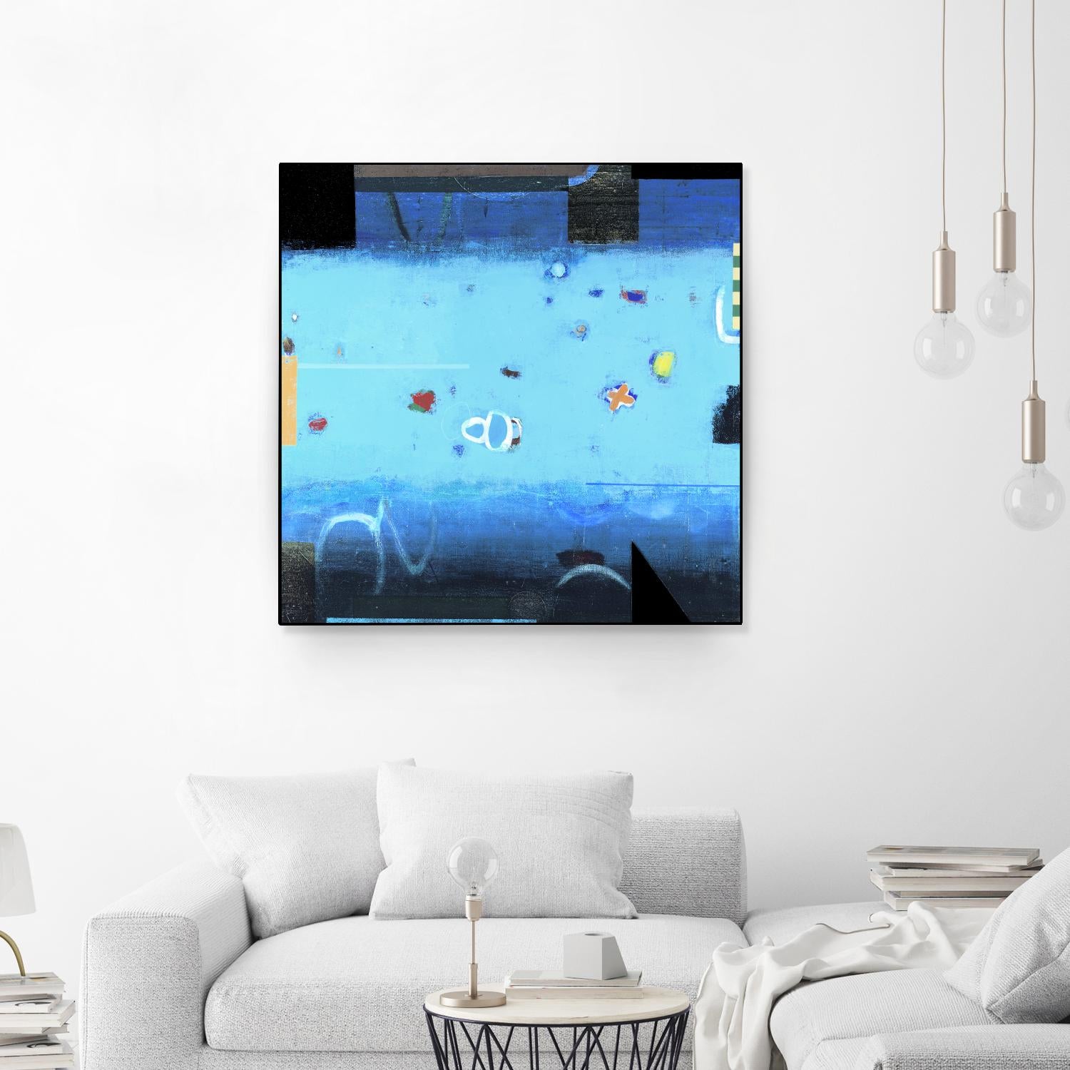 Reflector 1 by David Dauncey on GIANT ART - black abstract