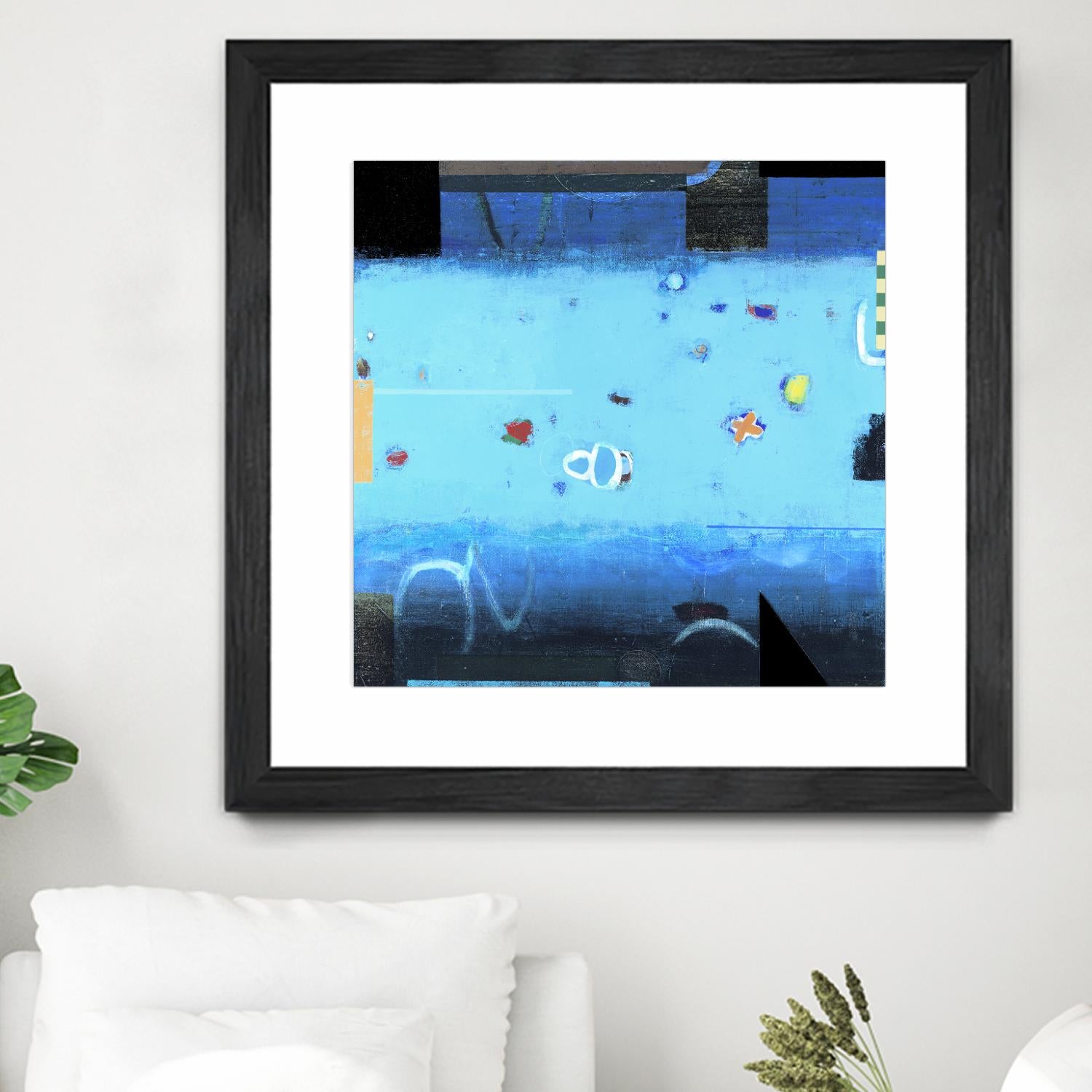 Reflector 1 by David Dauncey on GIANT ART - black abstract