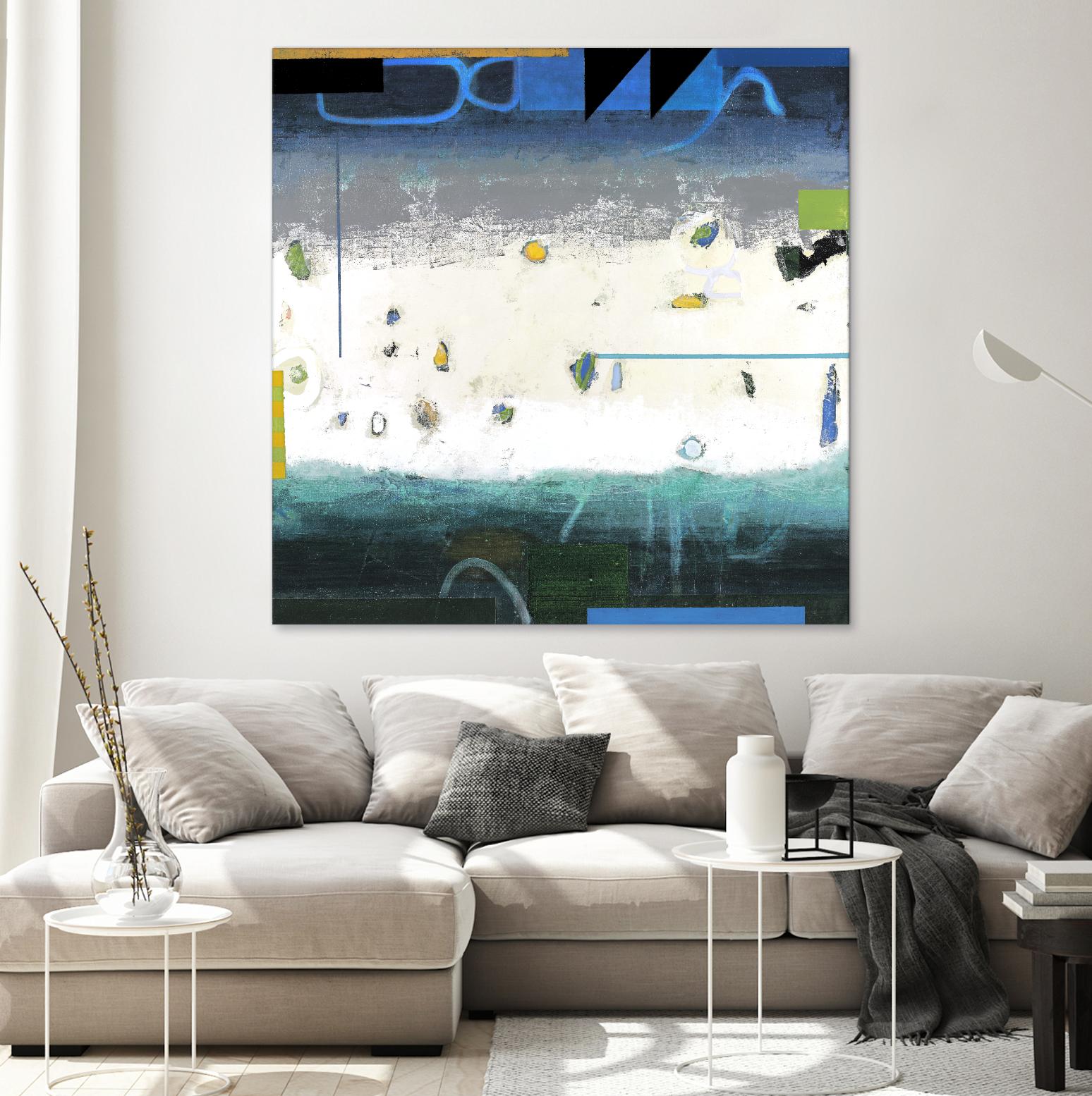 Balm 1 by David Dauncey on GIANT ART - blue abstract