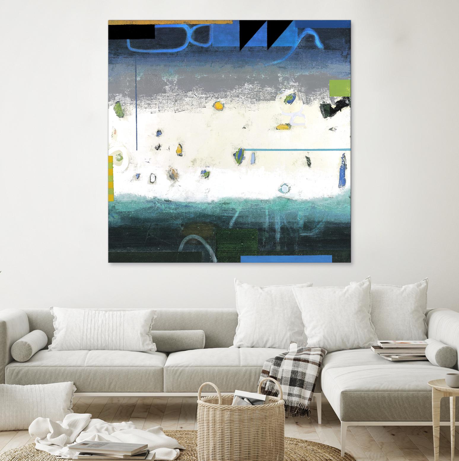 Balm 1 by David Dauncey on GIANT ART - blue abstract