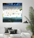 Balm 1 by David Dauncey on GIANT ART - blue abstract