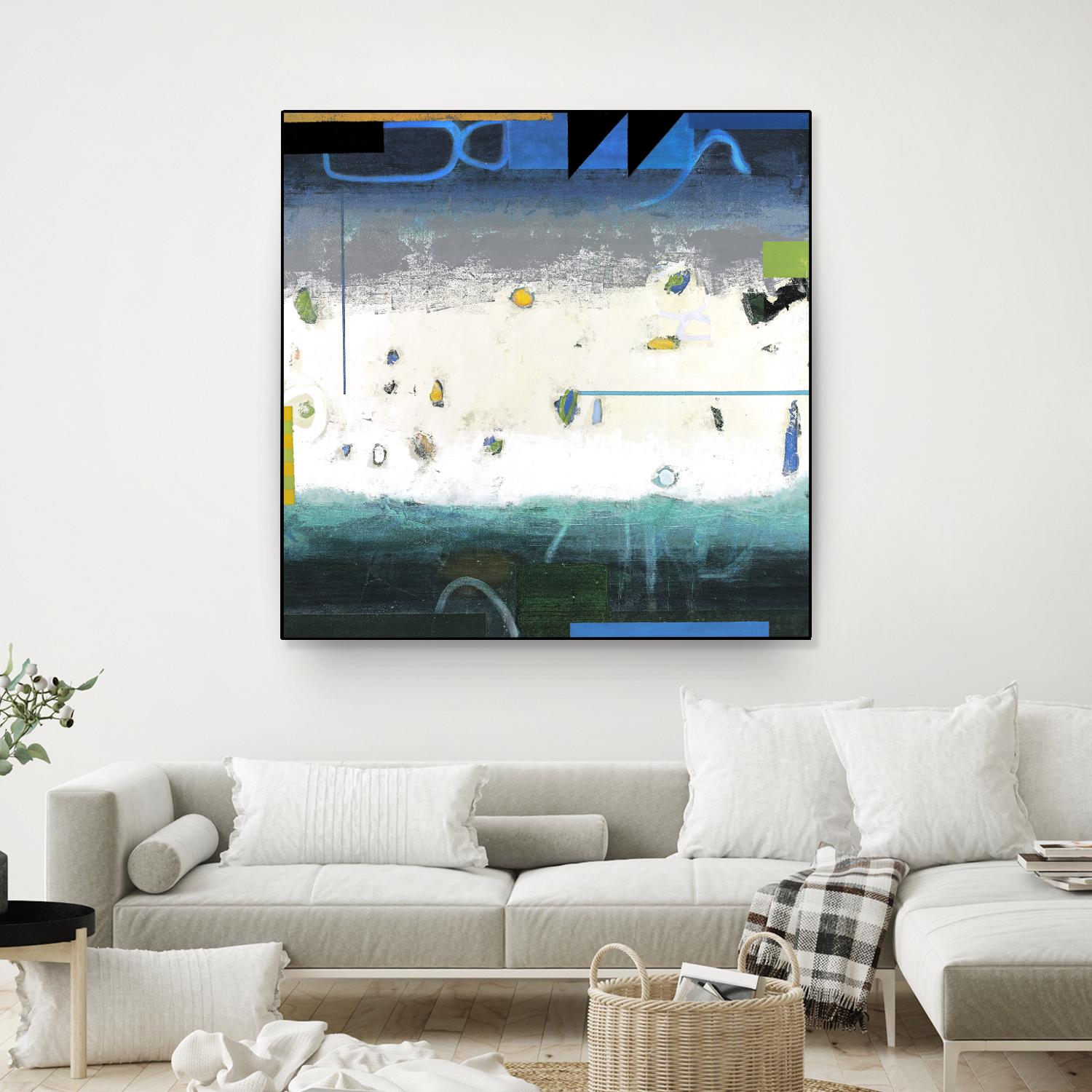 Balm 1 by David Dauncey on GIANT ART - blue abstract