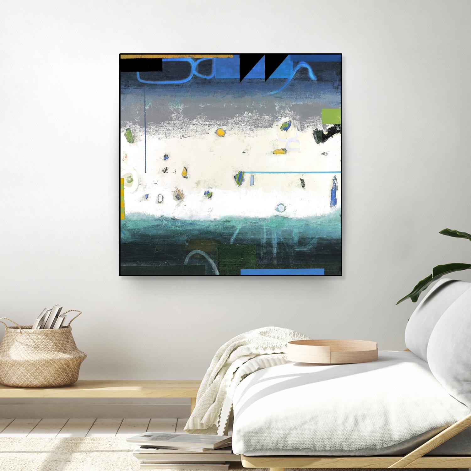 Balm 1 by David Dauncey on GIANT ART - blue abstract