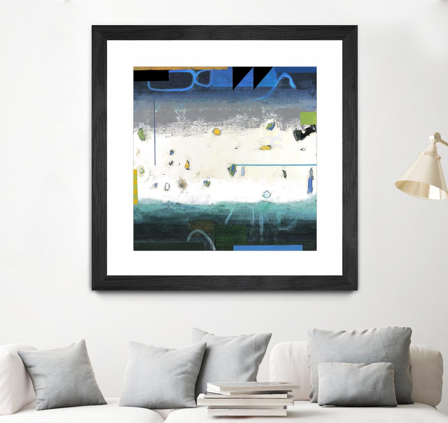 Balm 1 by David Dauncey on GIANT ART - blue abstract