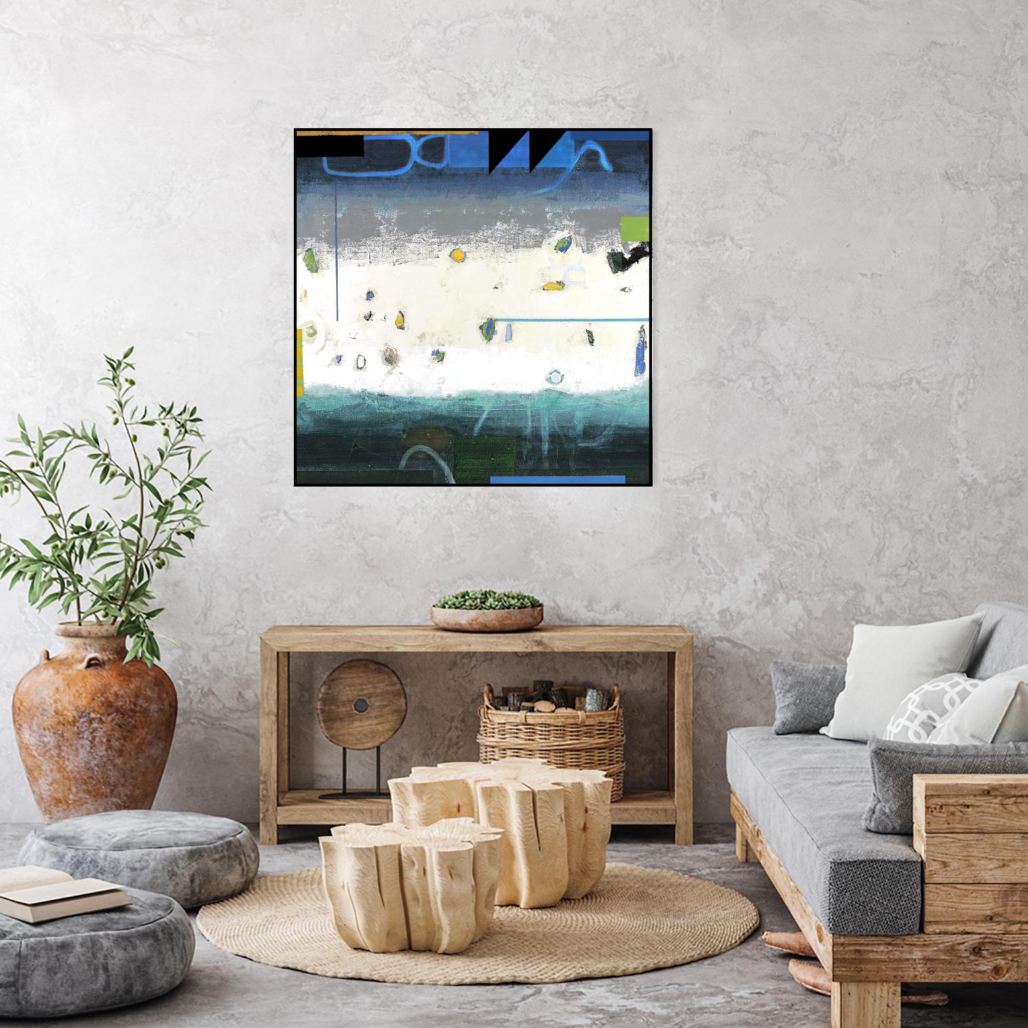 Balm 1 by David Dauncey on GIANT ART - blue abstract