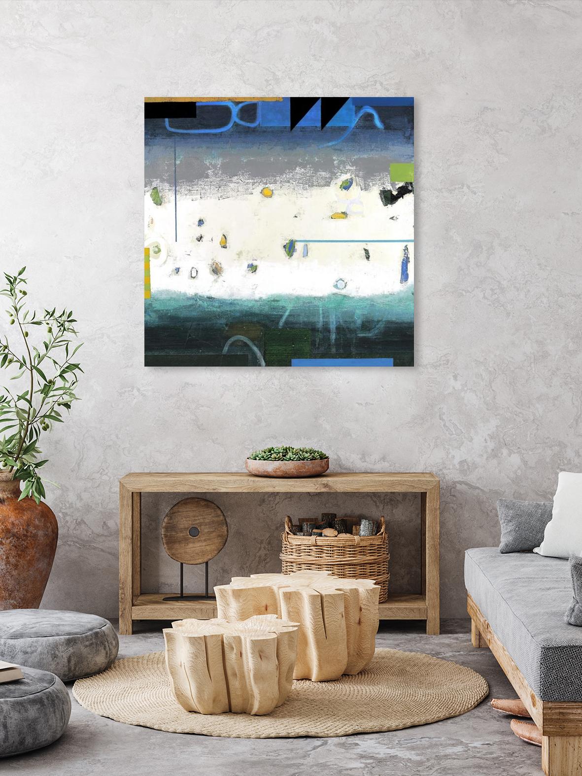 Balm 1 by David Dauncey on GIANT ART - blue abstract