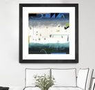 Balm 1 by David Dauncey on GIANT ART - blue abstract