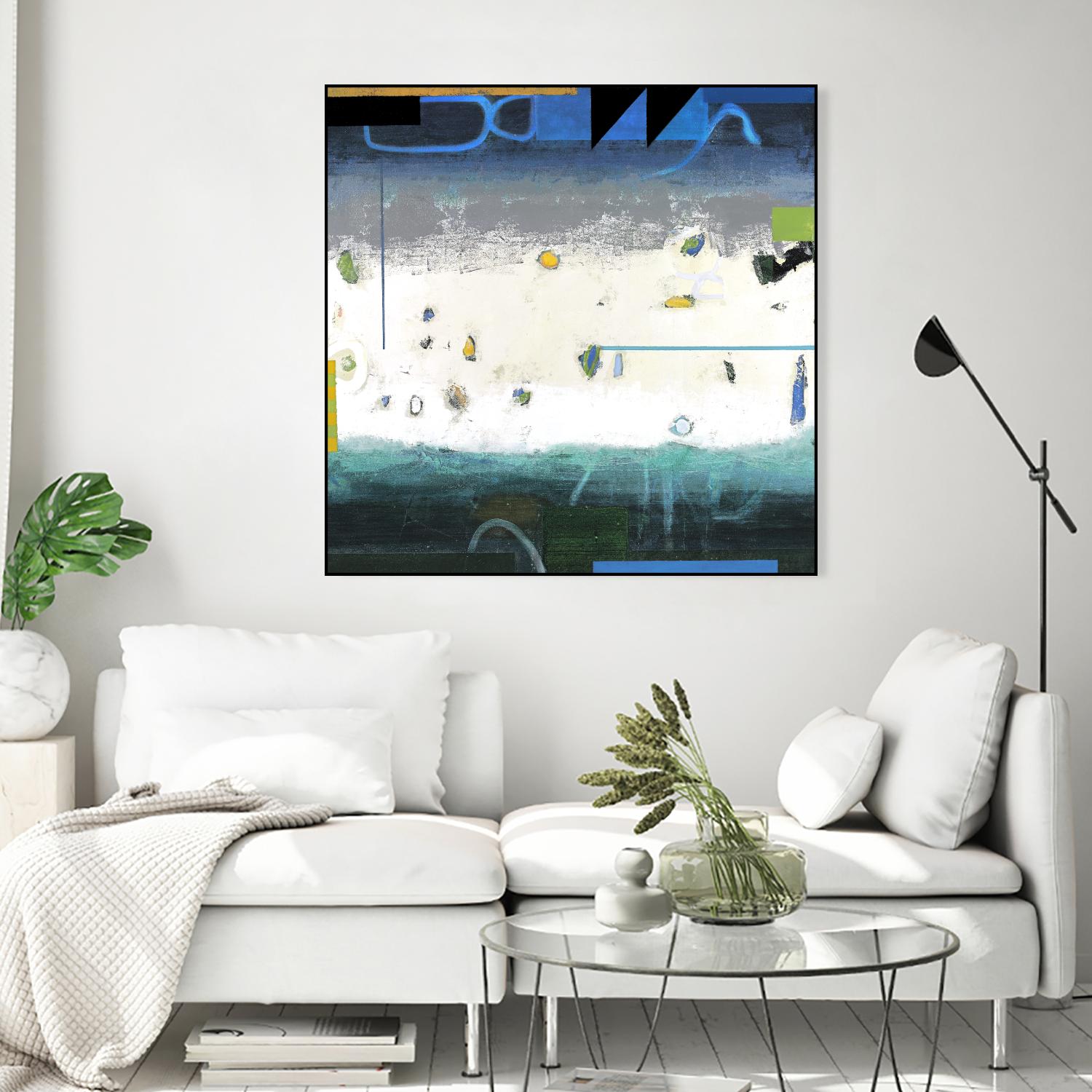 Balm 1 by David Dauncey on GIANT ART - blue abstract