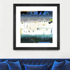 Balm 1 by David Dauncey on GIANT ART - blue abstract