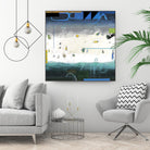 Balm 1 by David Dauncey on GIANT ART - blue abstract