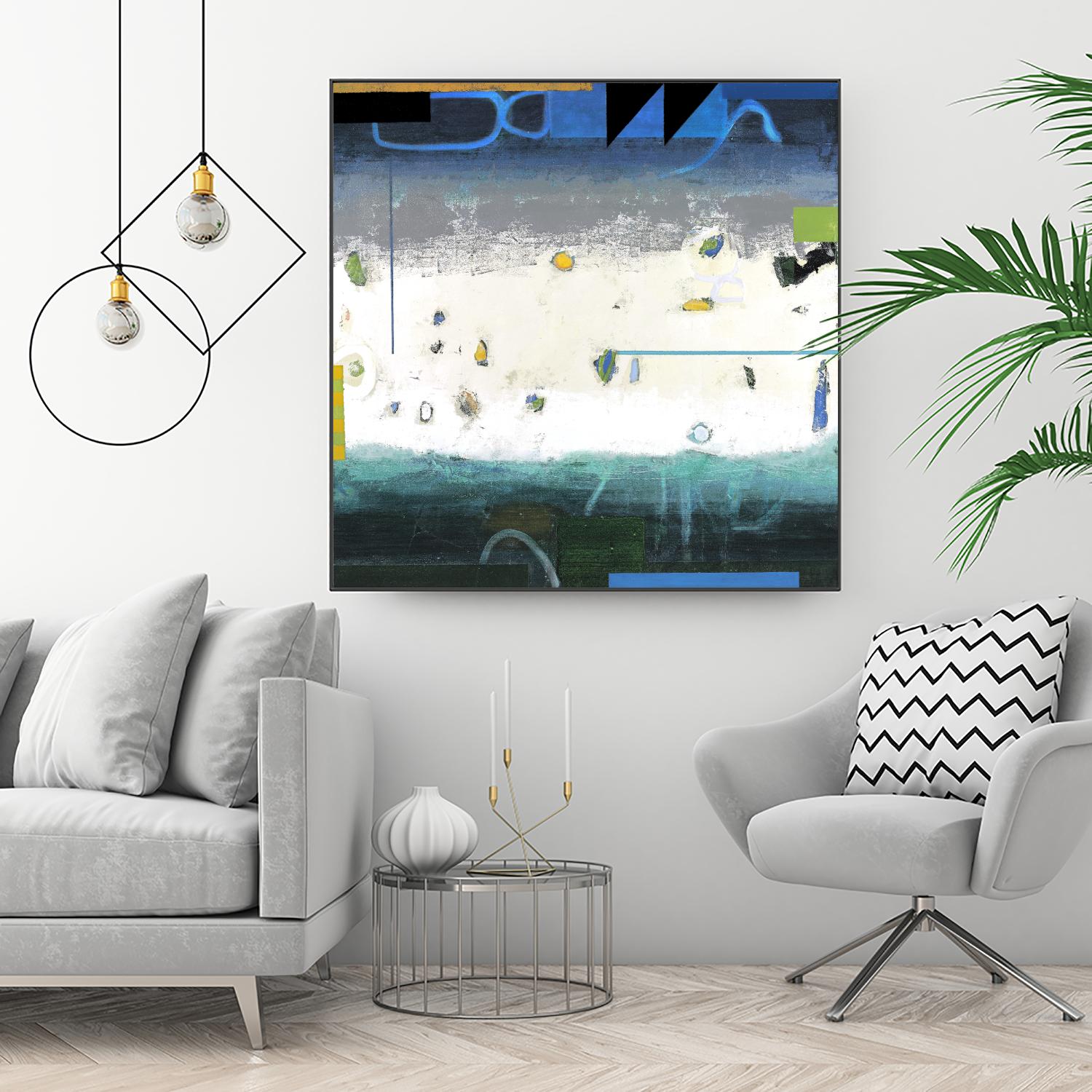 Balm 1 by David Dauncey on GIANT ART - blue abstract