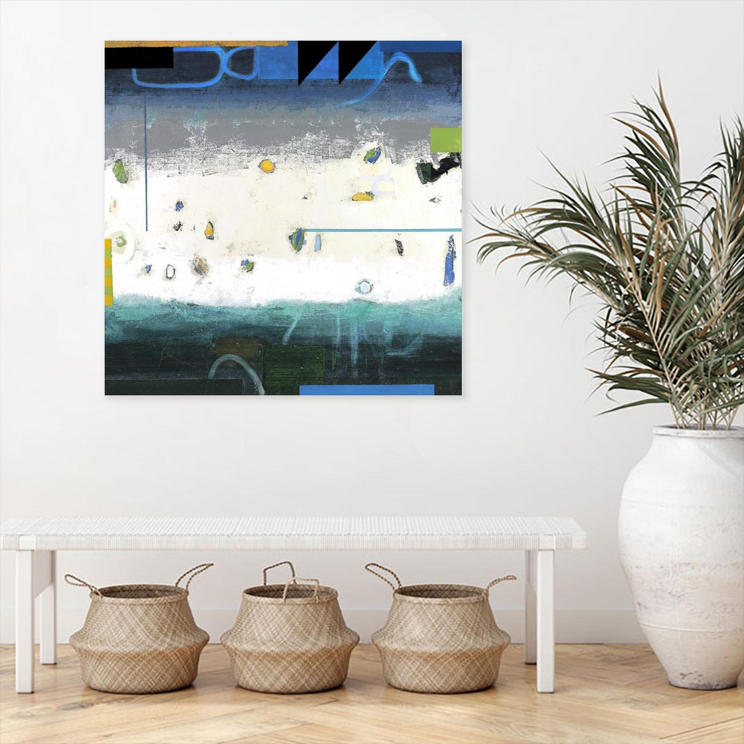 Balm 1 by David Dauncey on GIANT ART - blue abstract