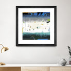 Balm 1 by David Dauncey on GIANT ART - blue abstract