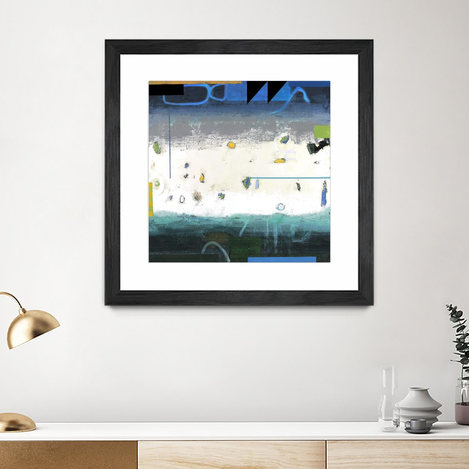 Balm 1 by David Dauncey on GIANT ART - blue abstract