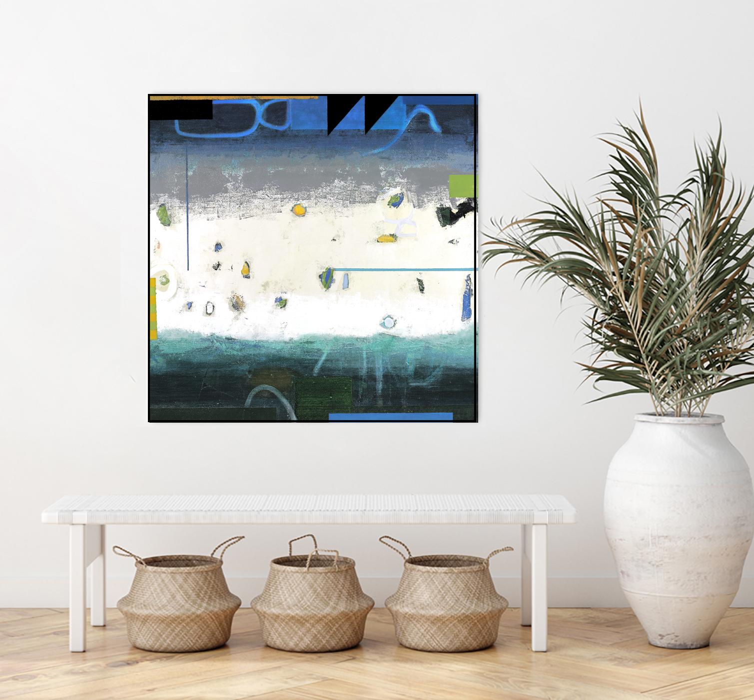 Balm 1 by David Dauncey on GIANT ART - blue abstract