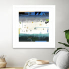 Balm 1 by David Dauncey on GIANT ART - blue abstract