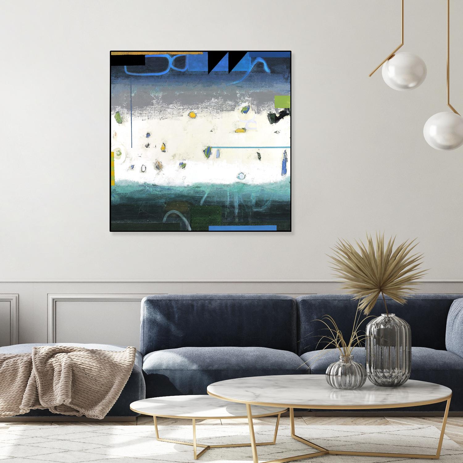 Balm 1 by David Dauncey on GIANT ART - blue abstract