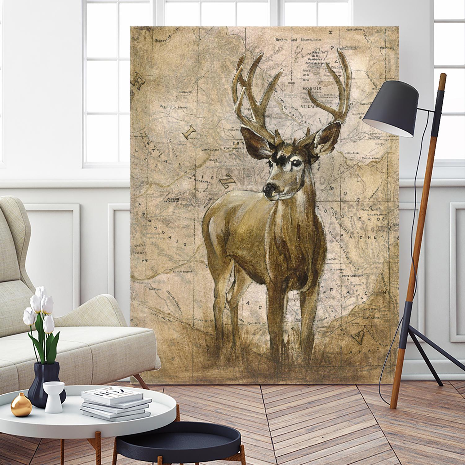 Native Spirit 1 by Elizabeth Hope on GIANT ART - beige animals